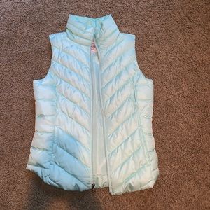 ❤️💗blue puffy vest